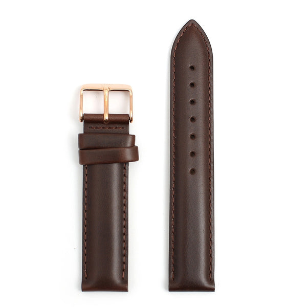 ダニエルウェリントン DANIEL WELLINGTON 替えベルト腕時計用 ラグ幅18mm dw00200039 レザー ブラウン